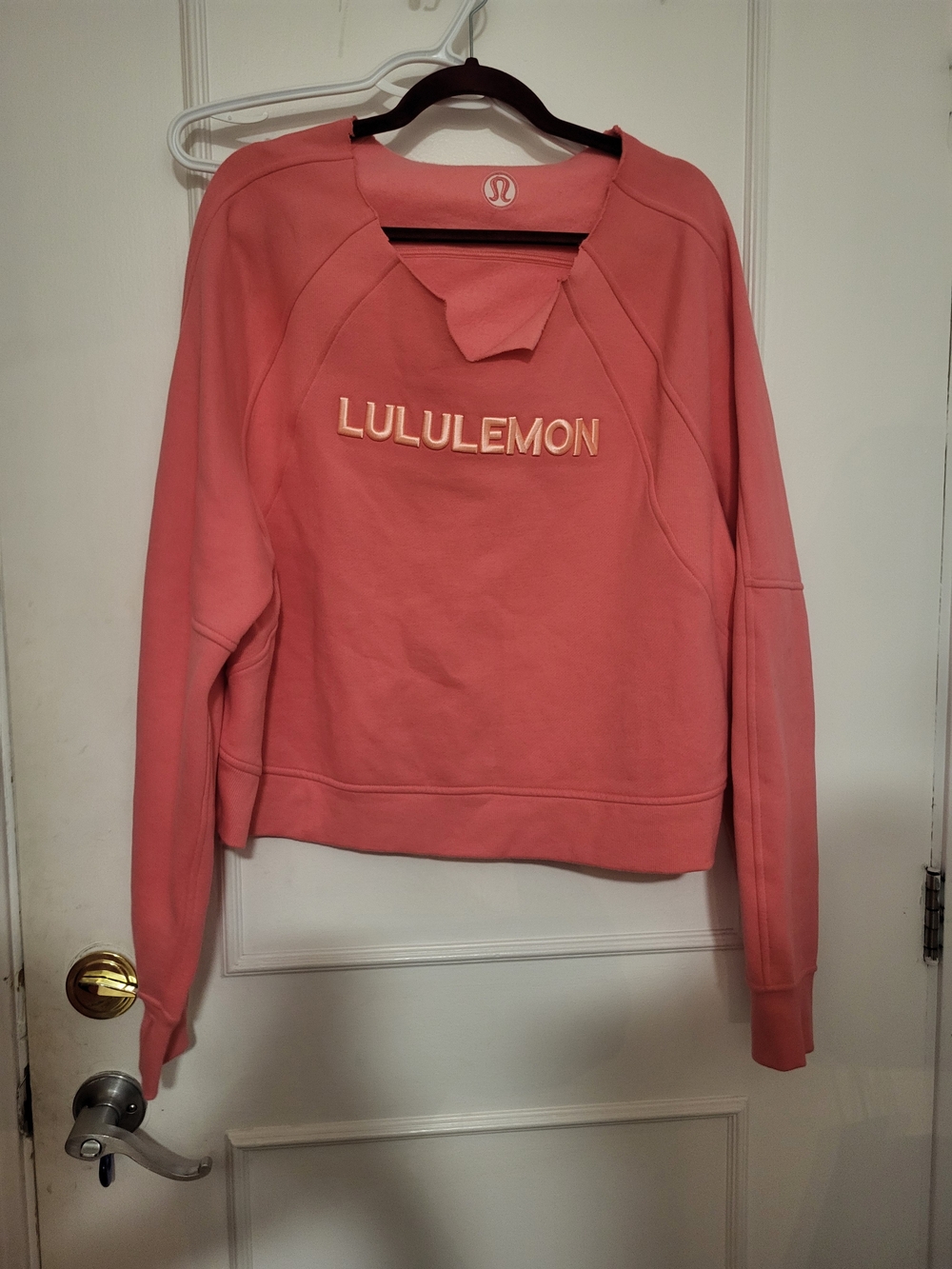 lululemon athletica Pink Coral Pullover Sweatshirt